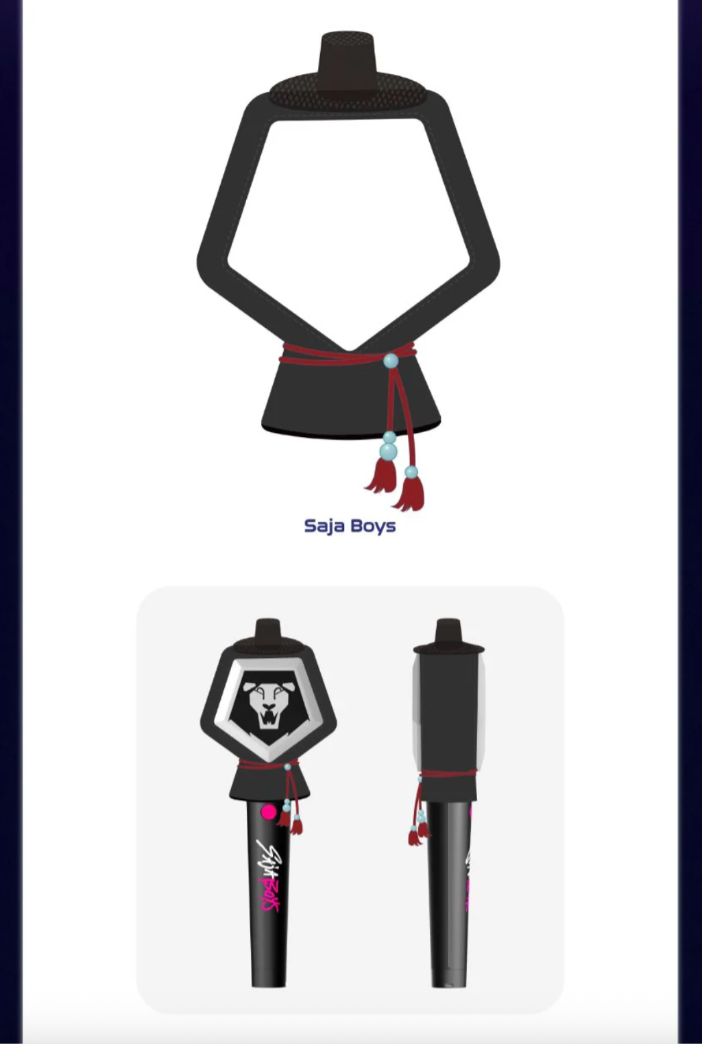 [PRE ORDER] KPOP DEMON HUNTERS - OFFICIAL LIGHT STICK CAPE
