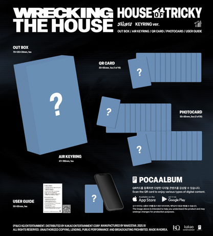 [PRE ORDER] XIKERS - HOUSE OF TRICKY : WRECKING THE HOUSE (KEYRING)