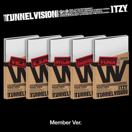 [PRE ORDER] ITZY - TUNNEL VISION (MEMBER VER)