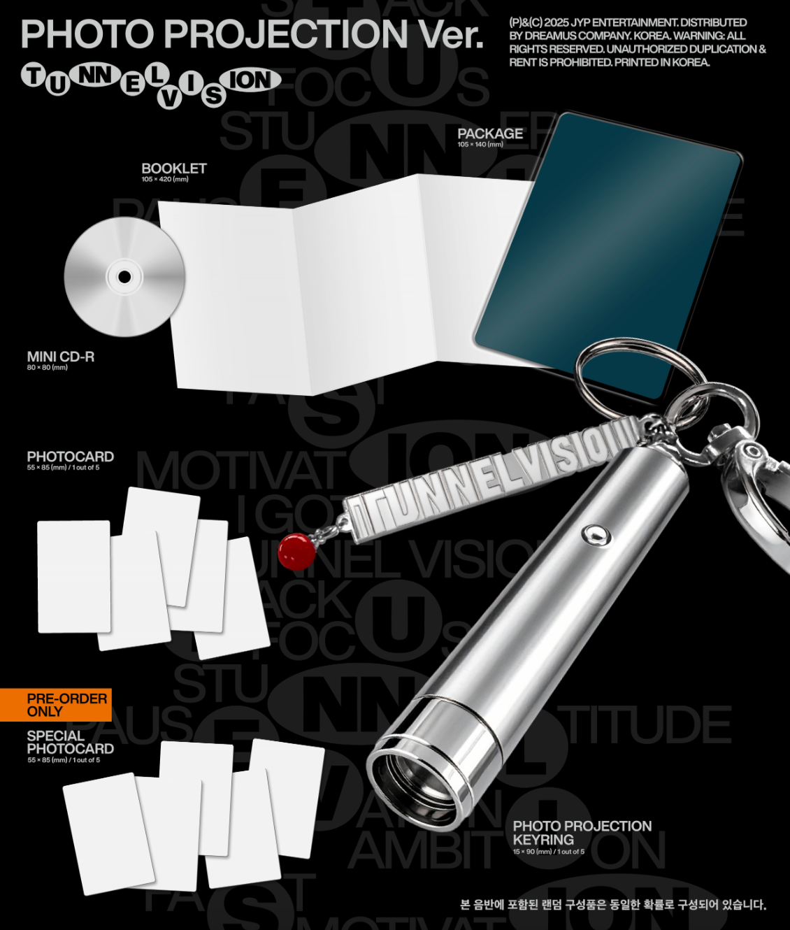 [PRE ORDER] ITZY - TUNNEL VISION (PHOTO PROJECTION VER)