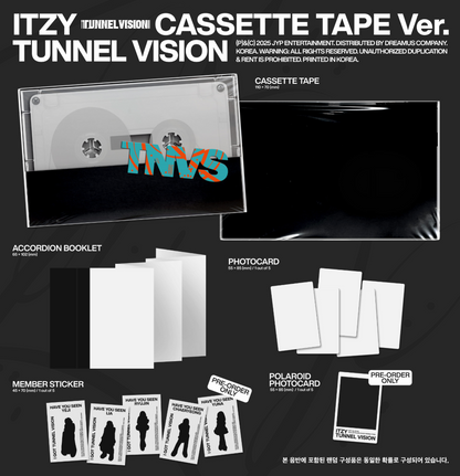 [PRE ORDER] ITZY - TUNNEL VISION (CASSETTE TAPE VER)