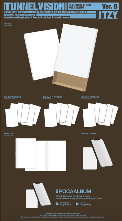 [PRE ORDER] ITZY - TUNNEL VISION (POCAALBUM)
