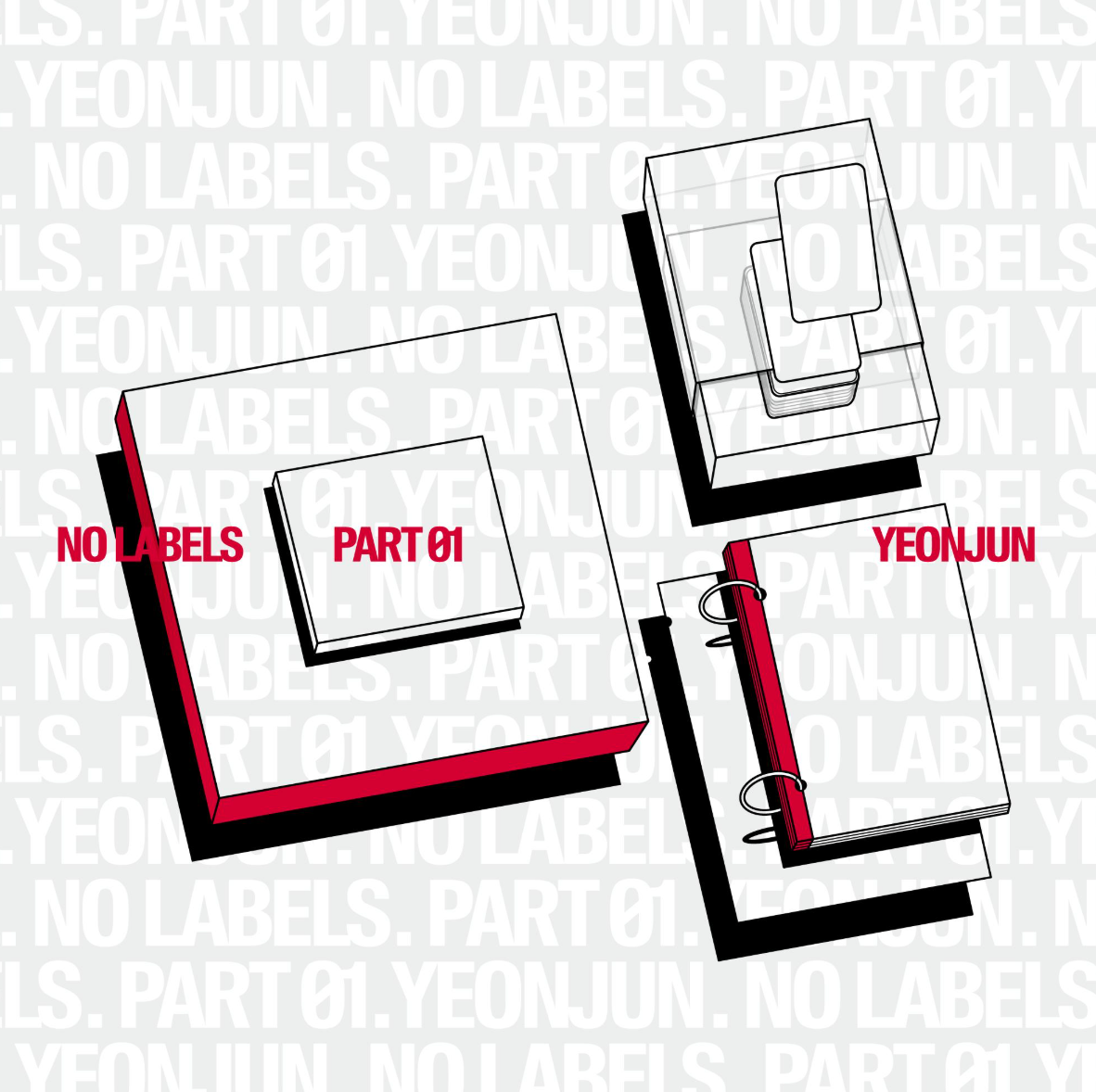 [PRE ORDER P.O.B MAKESTAR] YEONJUN - NO LABELS: PART.01