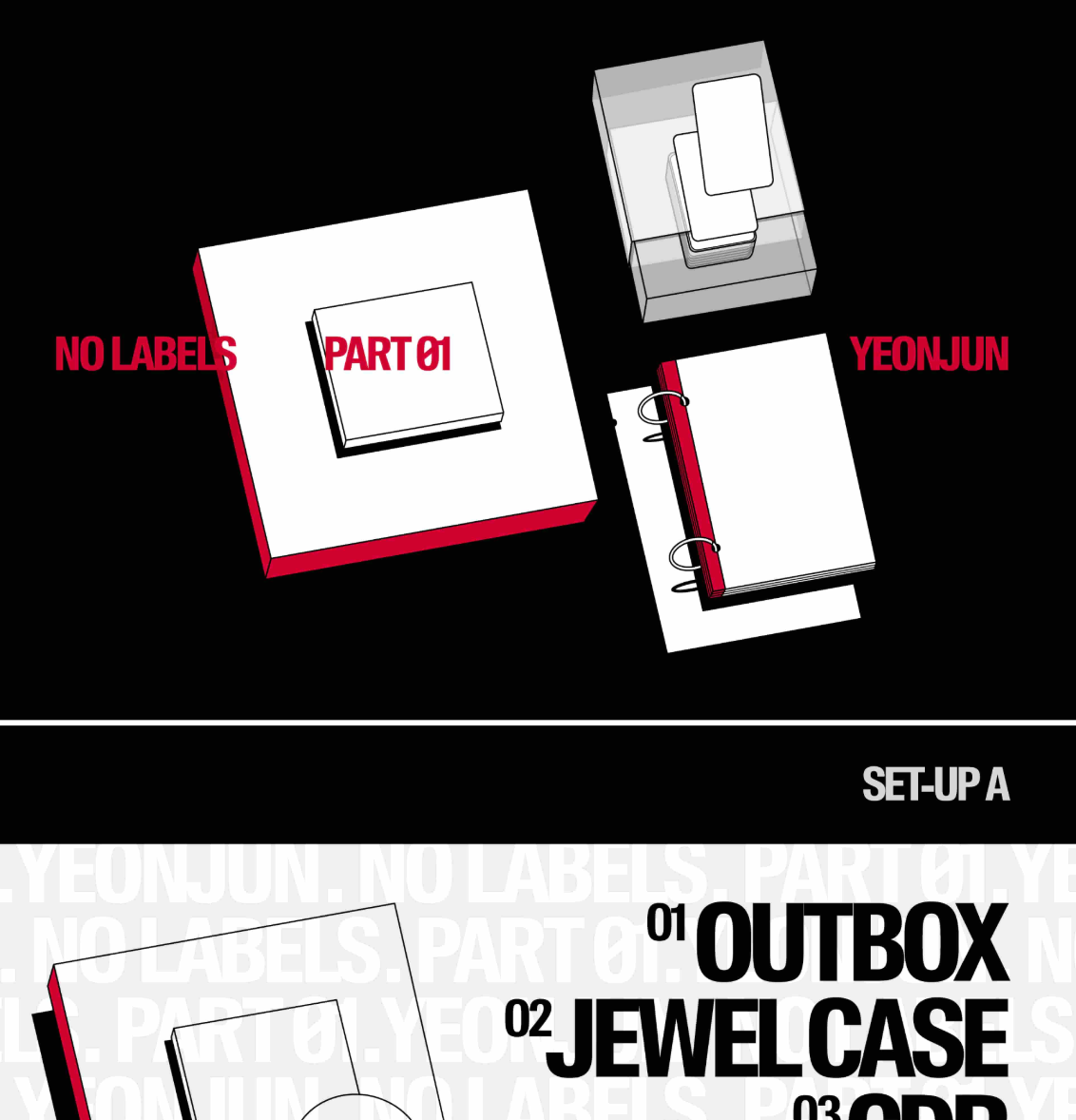 [PRE ORDER P.O.B MAKESTAR] YEONJUN - NO LABELS: PART.01