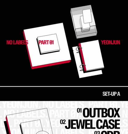 [PRE ORDER P.O.B MAKESTAR] YEONJUN - NO LABELS: PART.01