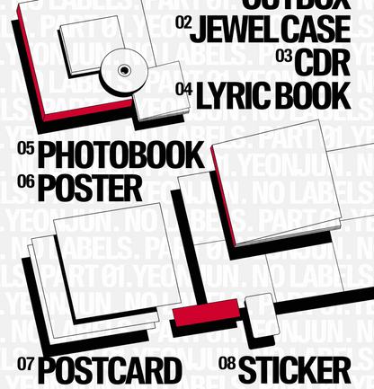 [PRE ORDER P.O.B MAKESTAR] YEONJUN - NO LABELS: PART.01