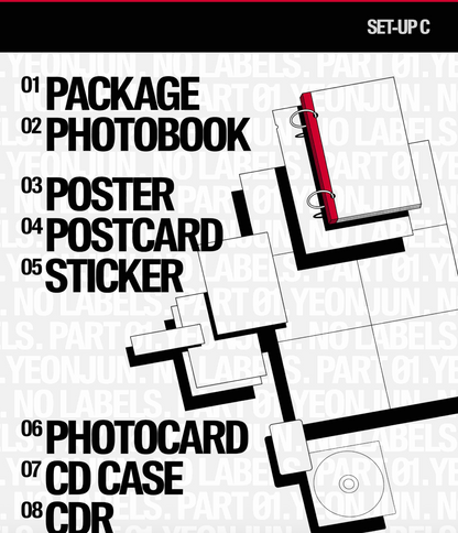 [PRE ORDER P.O.B MAKESTAR] YEONJUN - NO LABELS: PART.01