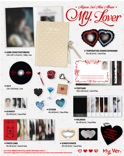 [PRE ORDER] MIYEON - MY,LOVER (PHOTOBOOK)