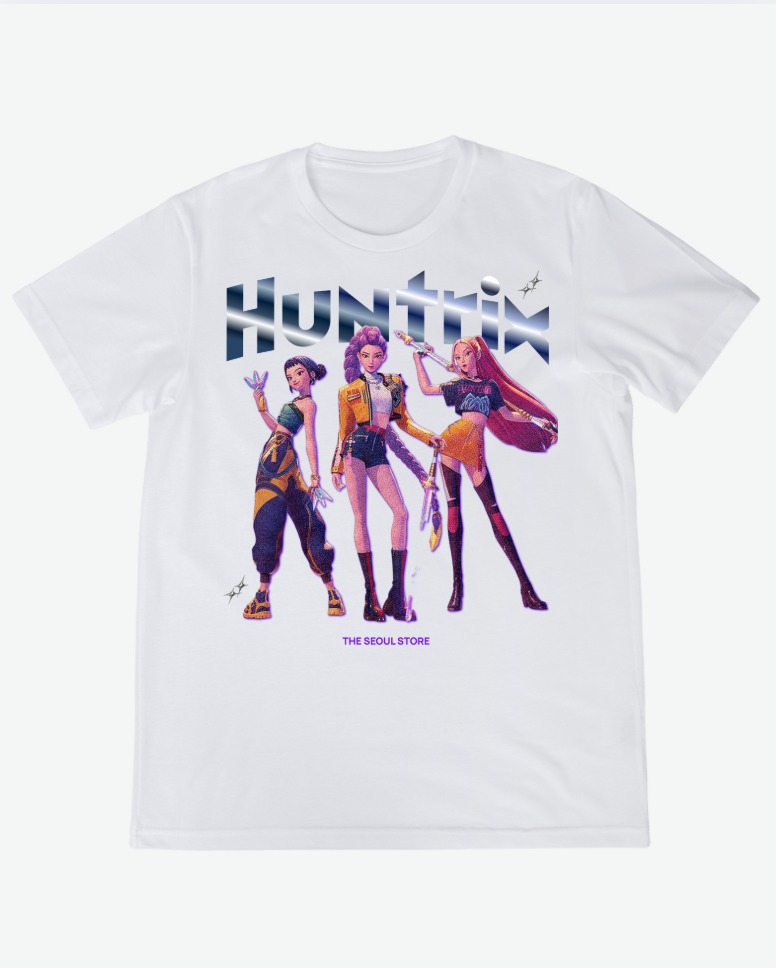 [PRE ORDER] K-POP DEMON HUNTERS - HUNTRIX WHITE T-SHIRT