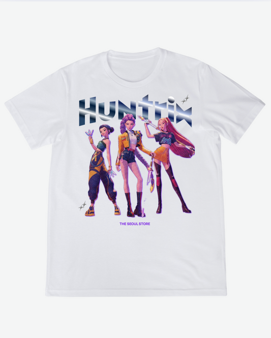 [PRE ORDER] K-POP DEMON HUNTERS - HUNTRIX WHITE T-SHIRT