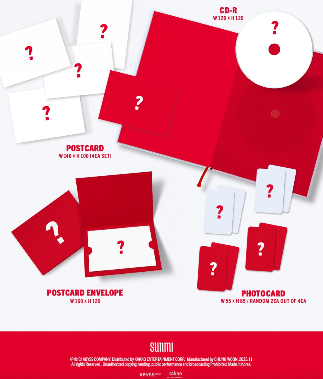 [PRE ORDER] SUNMI - HEART MAID