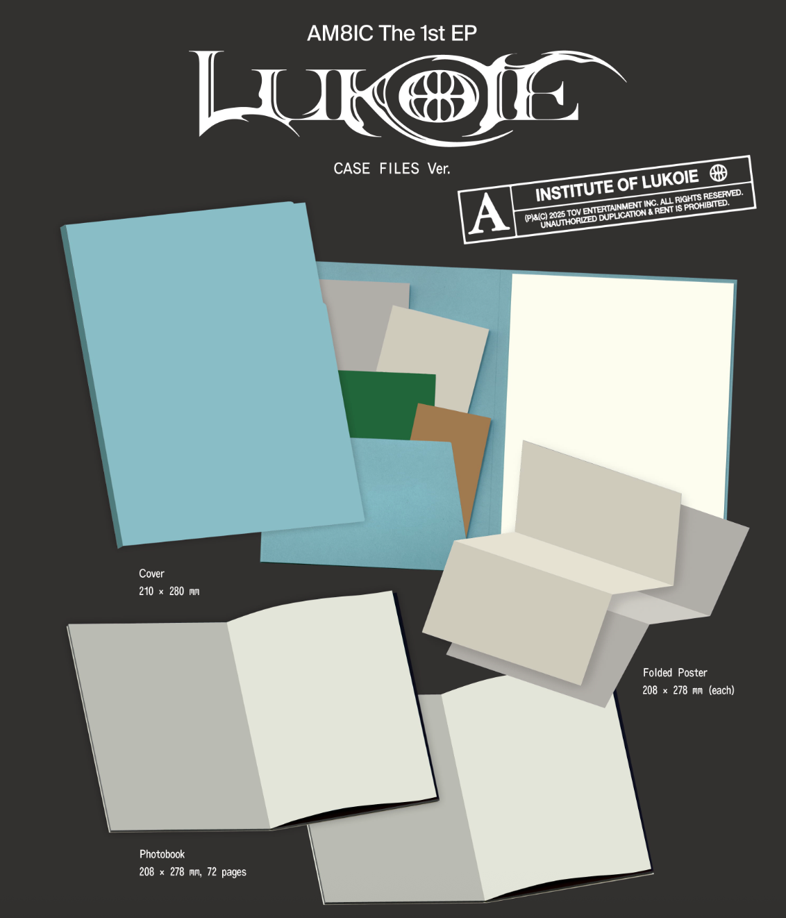[PRE ORDER] AM8IC - LUKOIE (CASE FILES Ver.)