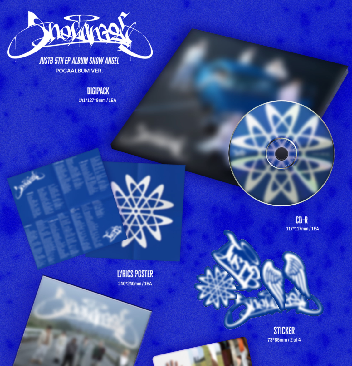 [PRE ORDER] JUSTB - SNOW ANGEL (POCAALBUM)