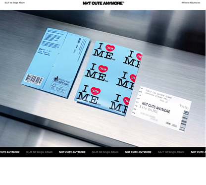 [PRE ORDER P.O.B MAKESTAR] ILLIT - NOT CUTE ANYMORE (WEVERSE ALBUM)