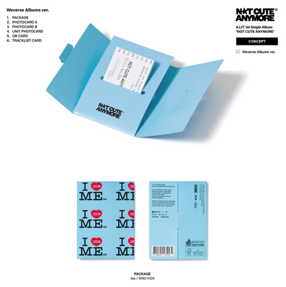 [PRE ORDER P.O.B MAKESTAR] ILLIT - NOT CUTE ANYMORE (WEVERSE ALBUM)