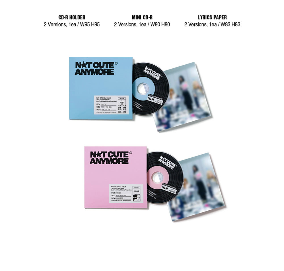 [PRE ORDER] ILLIT - NOT CUTE ANYMORE (ILLIT x Ashley Williams Pouch Ver.)