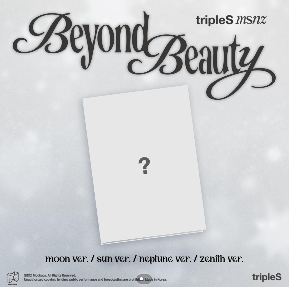 [PRE ORDER] TRIPLES - msnz Beyond Beauty
