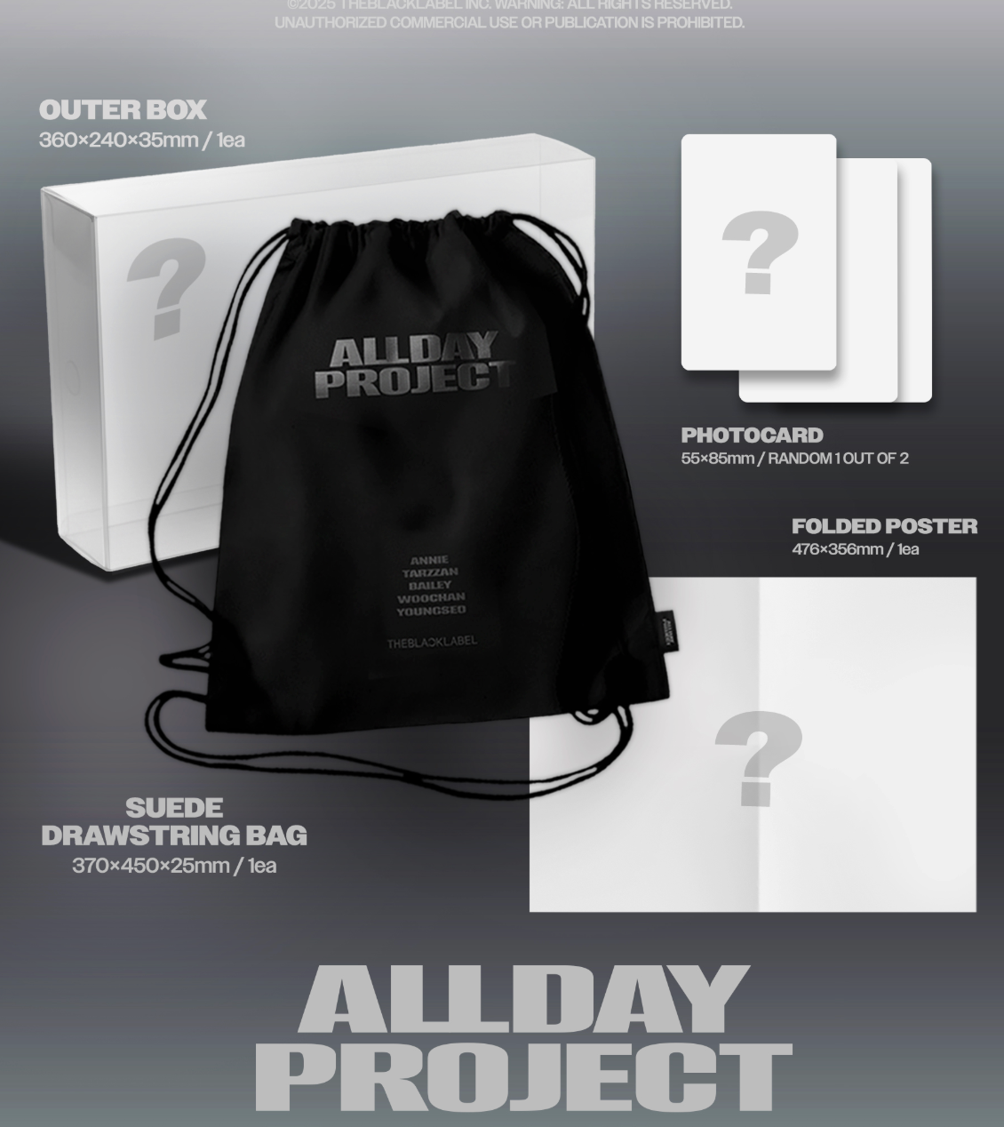 [PRE ORDER P.O.B MAKESTAR] ALLDAY PROJECT - ALLDAY PROJECT (MERCH VER)