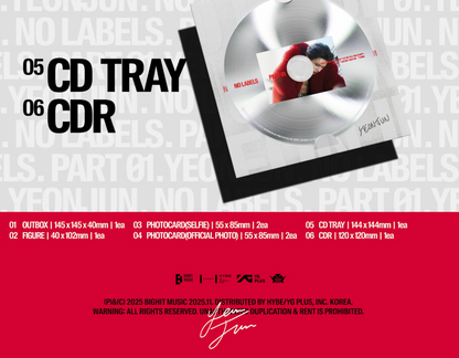 [PRE ORDER] YEONJUN - NO LABELS: PART.01 (FIGURE VER)