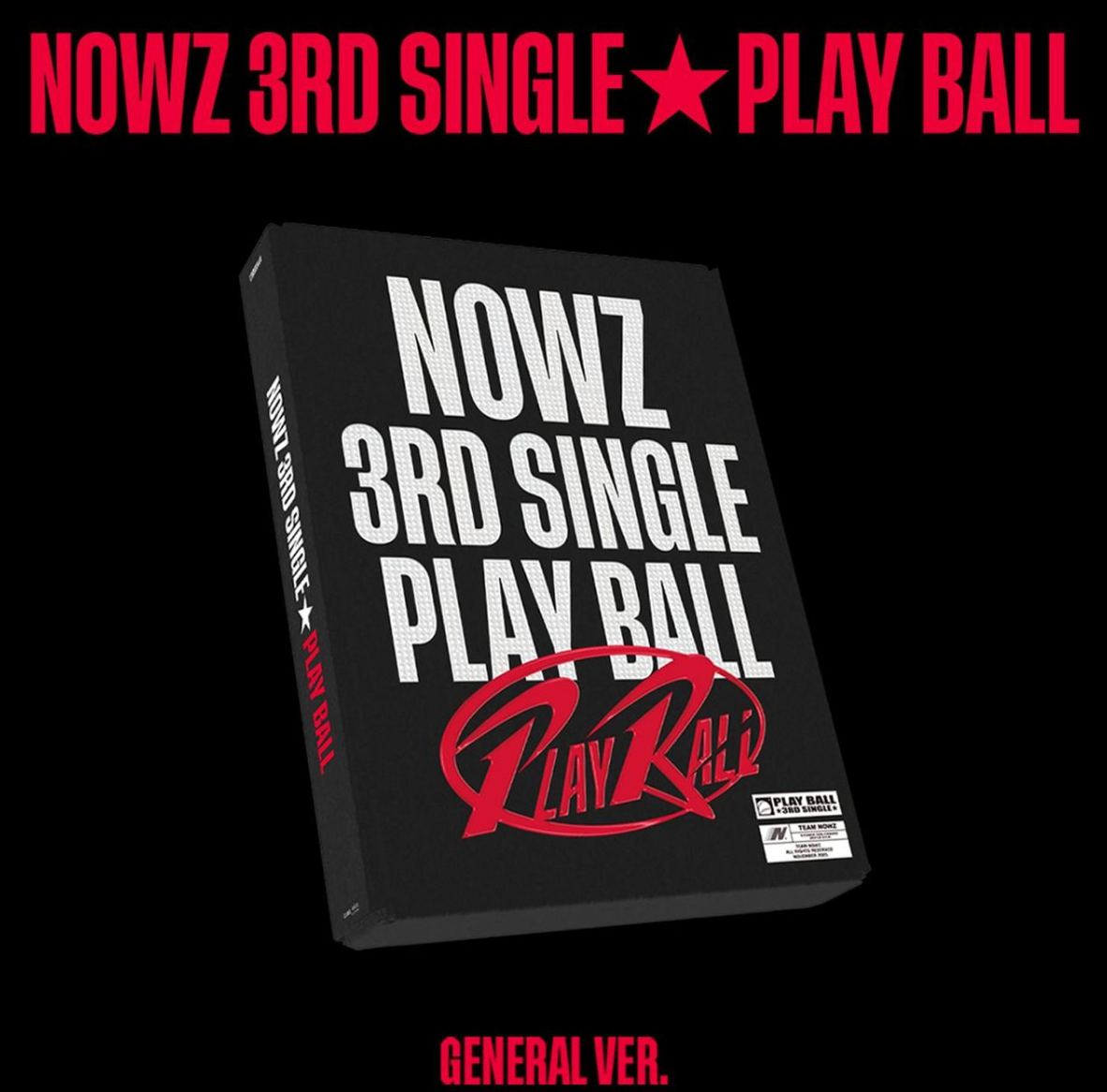 [PRE ORDER] NOWZ - PLAYBALL (GENERAL VER)