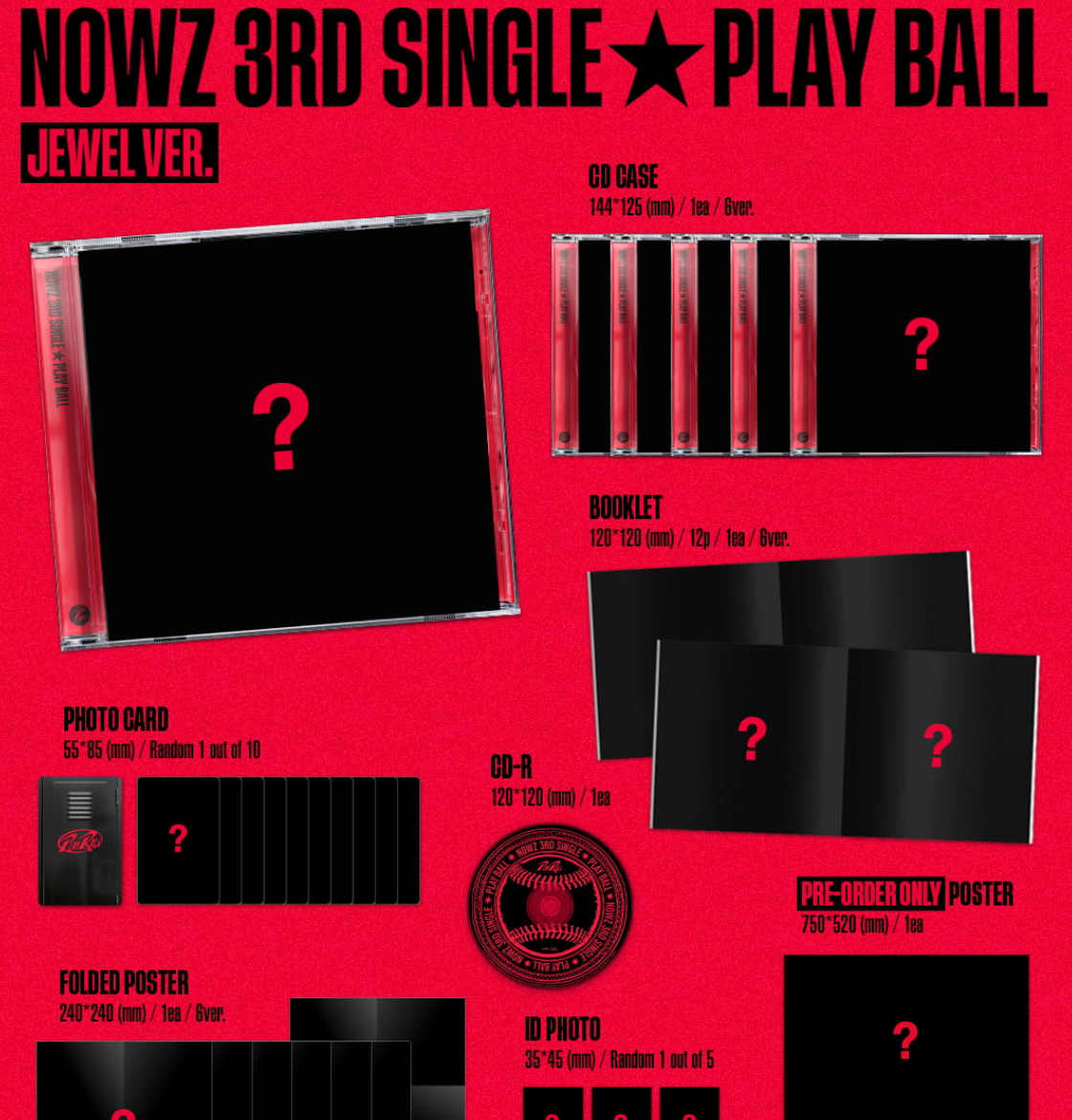 [PRE ORDER] NOWZ - PLAYBALL (JEWEL VER)