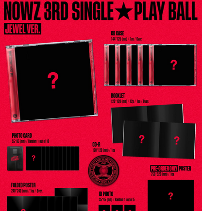 [PRE ORDER] NOWZ - PLAYBALL (JEWEL VER)