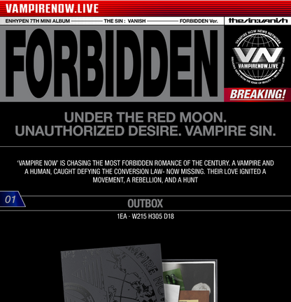 [PRE ORDER] ENHYPEN - THE SIN : VANISH