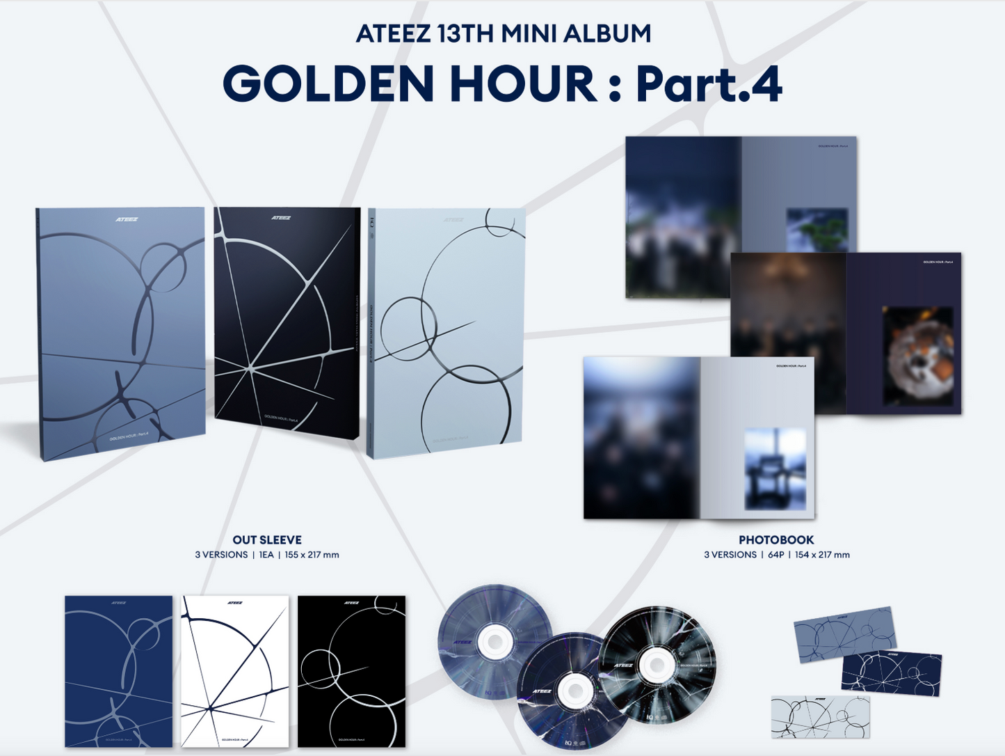 [PRE-ORDER] ATEEZ - GOLDEN HOUR : Part.4 (PHOTOBOOK)