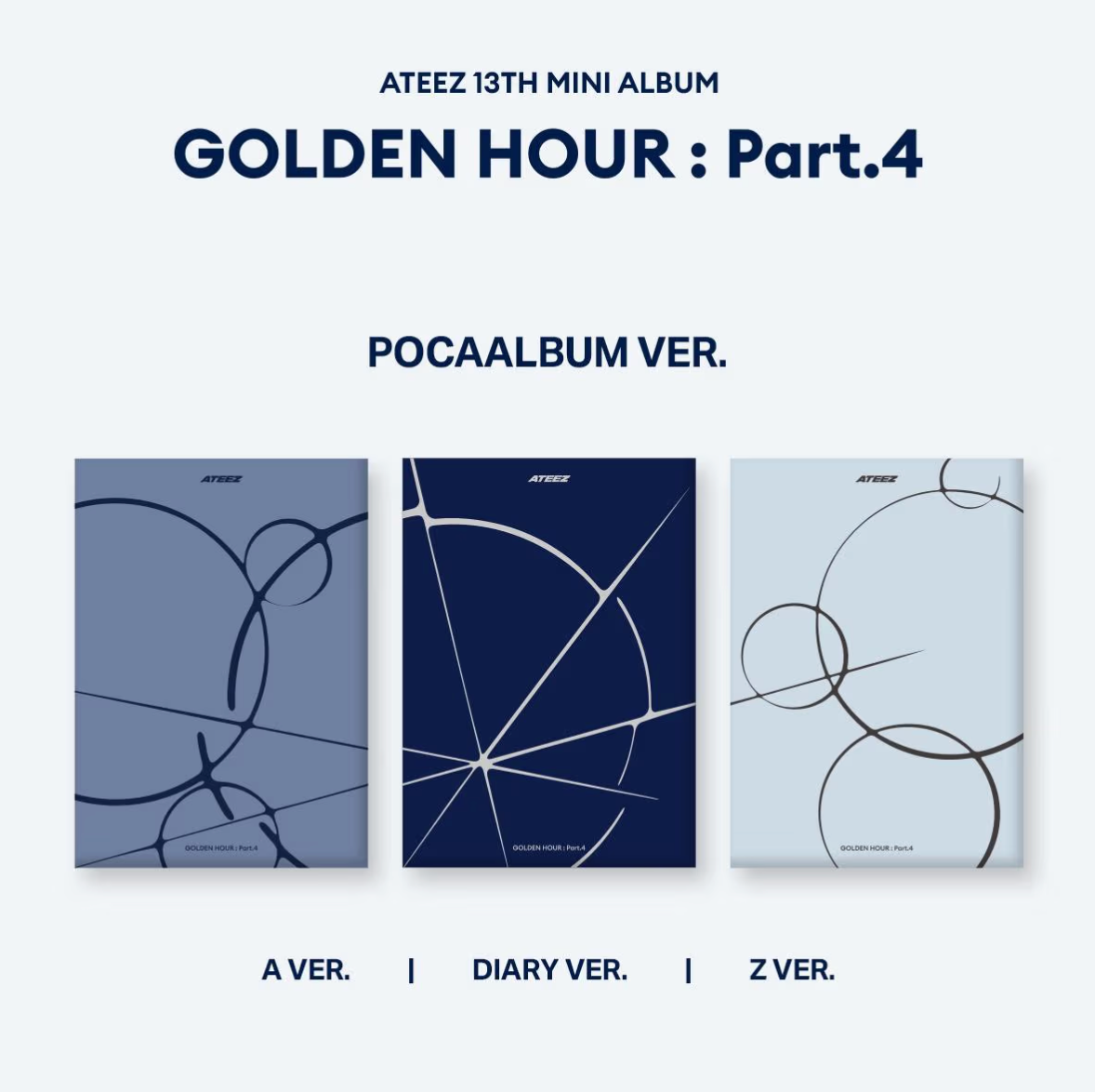[PRE-ORDER] ATEEZ - GOLDEN HOUR : Part.4 (POCAALBUM)