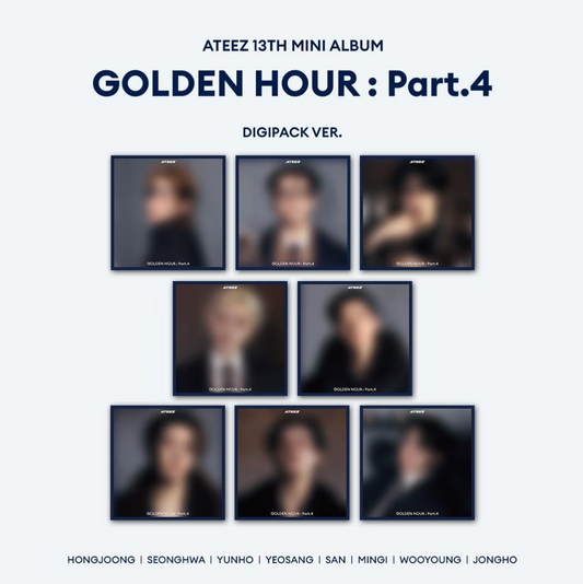 [PRE-ORDER] ATEEZ - GOLDEN HOUR : Part.4 (DIGIPACK)