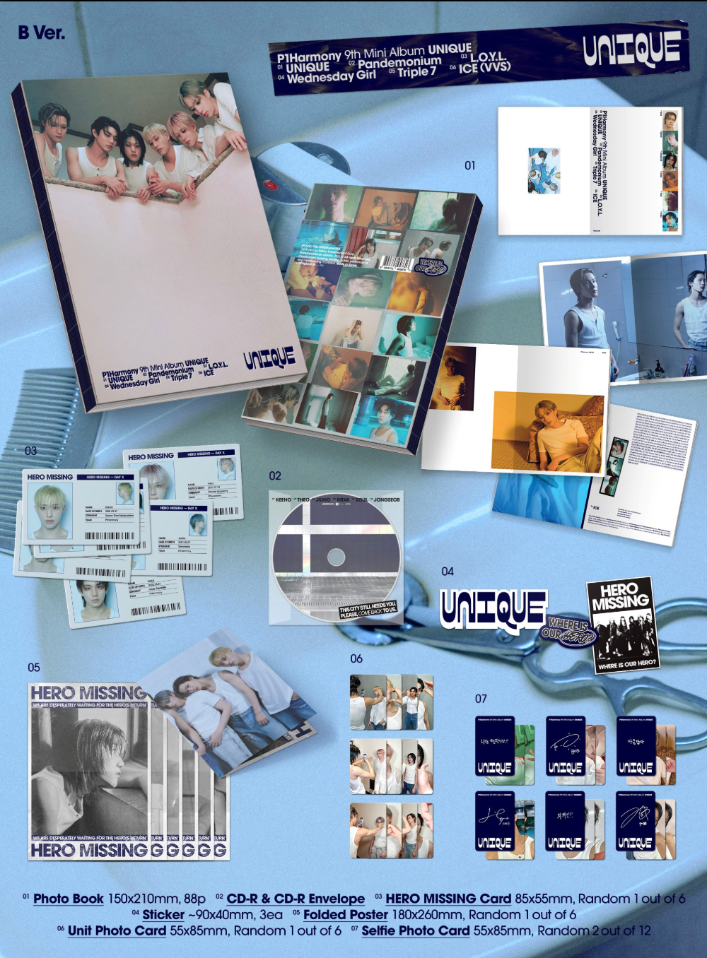 P1HARMONY - UNIQUE (Photobook Ver.)