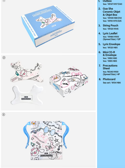 [PRE-ORDER] ILLIT - MAMIHLAPINATAPAI (Gua Sha Ceramic Objet ver.)