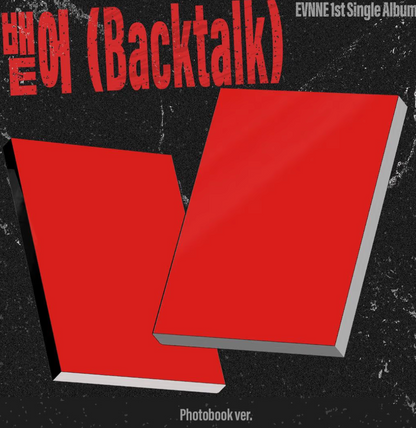 [PRE-ORDER] EVNEE - BACKTALK (PHOTOBOOK VER)