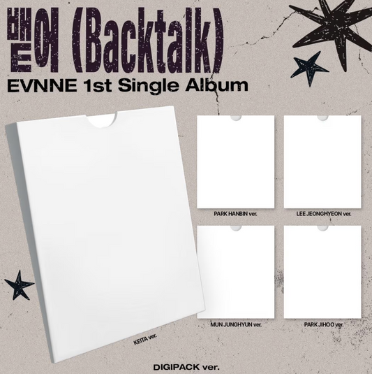 [PRE-ORDER] EVNEE - BACKTALK (DIGIPACK VER)