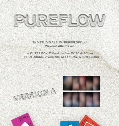 [PRE-ORDER] LE SSERAFIM - PUREFLOW (WEVERSE ALBUM)
