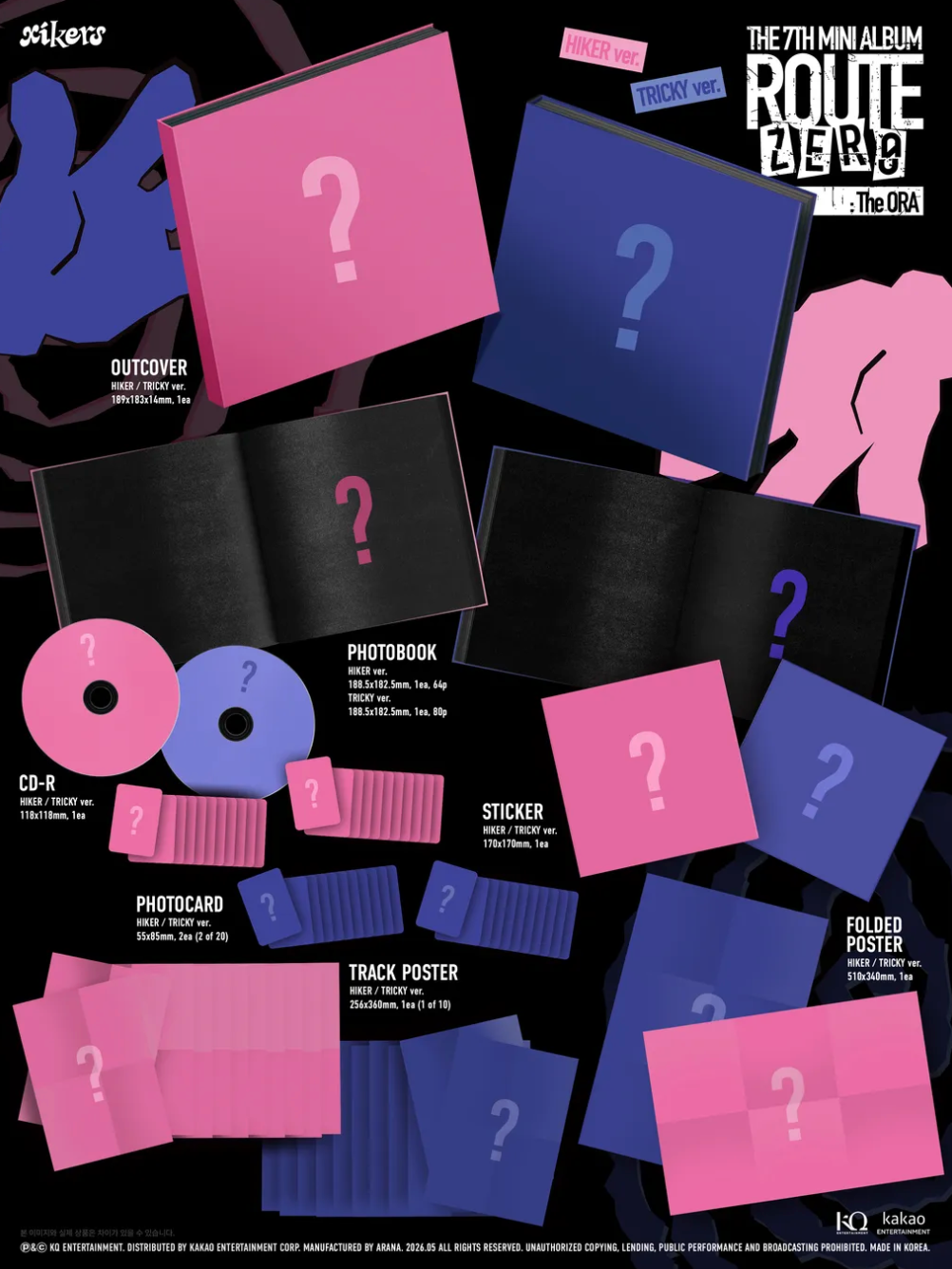 [PRE-ORDER] XIKERS -  ROUTE ZERO : The ORA
