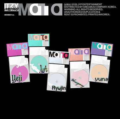 [PRE-ORDER] ITZY - MOTTO (MEMBER VER)