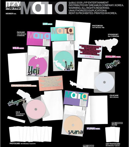 [PRE-ORDER] ITZY - MOTTO (MEMBER VER)