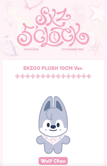 STRAY KIDS - SKZ 5'CLOCK SKZOO MD (PLUSH 10 CM VER)
