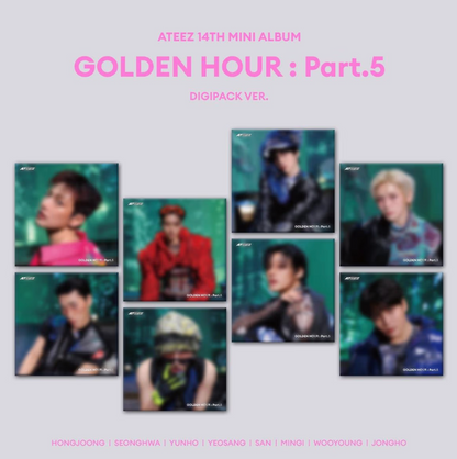 [PRE-ORDER] ATEEZ - GOLDEN HOUR PART.5 (DIGIPACK)