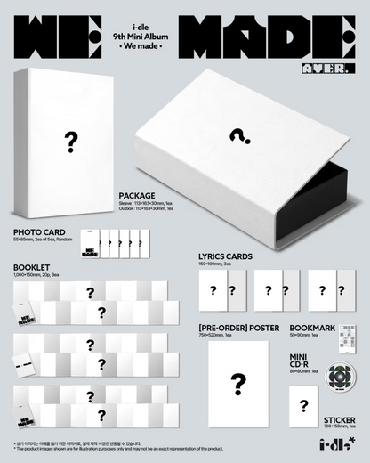 [PRE-ORDER] I-DLE - WE MADE (A VER)