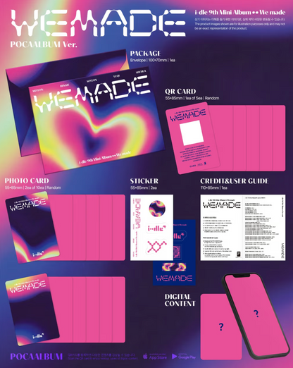 [PRE-ORDER] I-DLE - WE MADE (POCAALBUM VER)