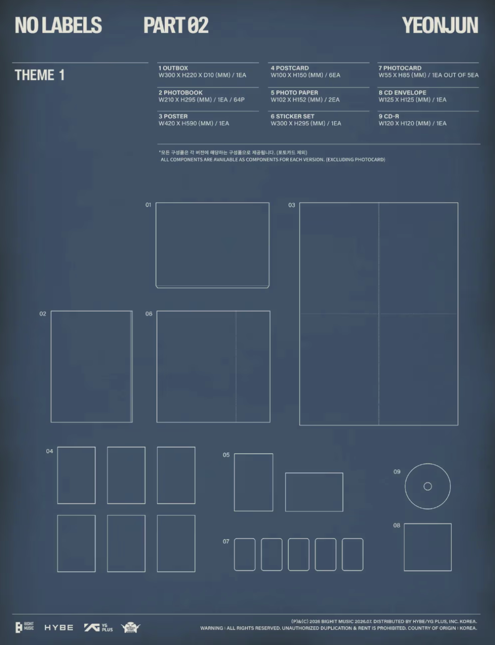 [PRE-ORDER] YEONJUN - NO LABELS: PART 02