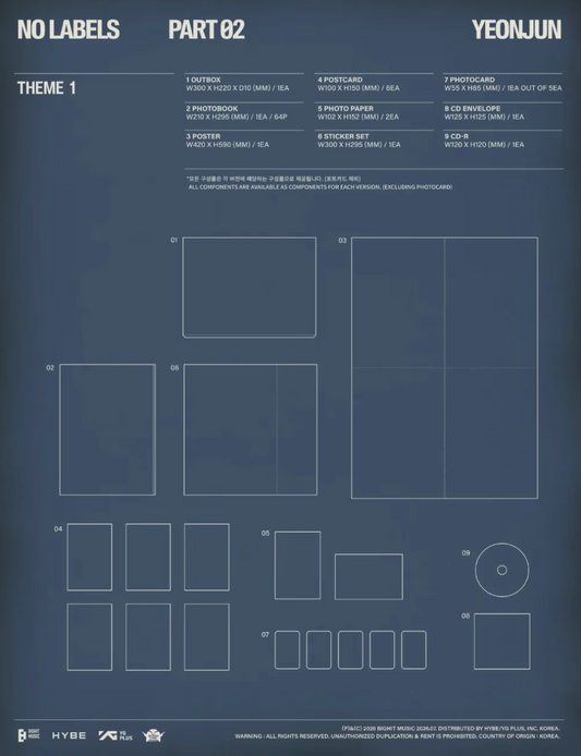 [PRE-ORDER] YEONJUN - NO LABELS: PART 02