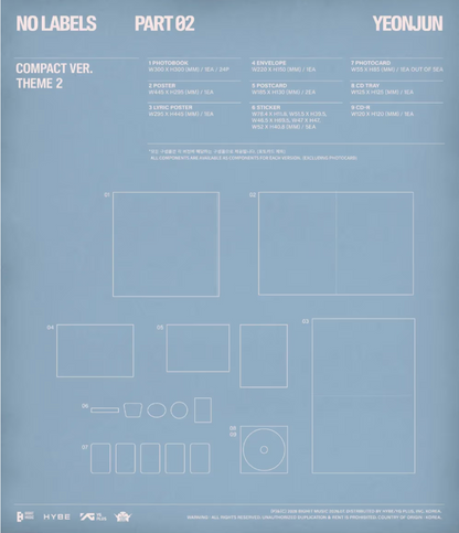 [PRE-ORDER] YEONJUN - NO LABELS: PART 02 (COMPACT VER)
