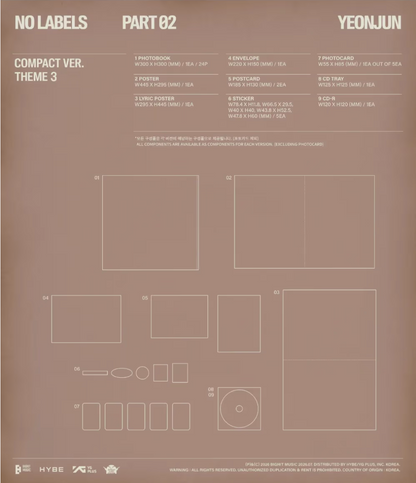 [PRE-ORDER] YEONJUN - NO LABELS: PART 02 (COMPACT VER)