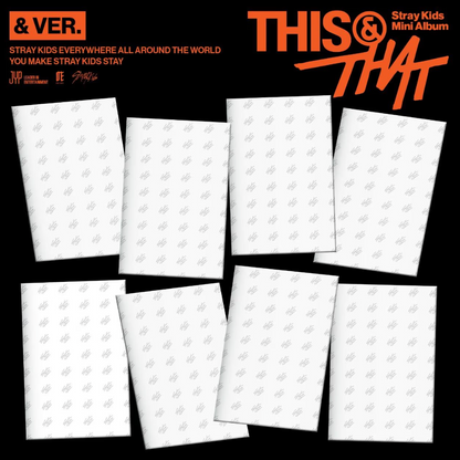 [PRE-ORDER] STRAY KIDS - THIS & THAT (& VERSION)