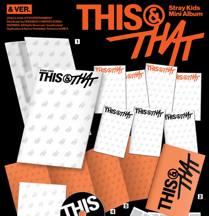 [PRE-ORDER] STRAY KIDS - THIS & THAT (& VERSION)
