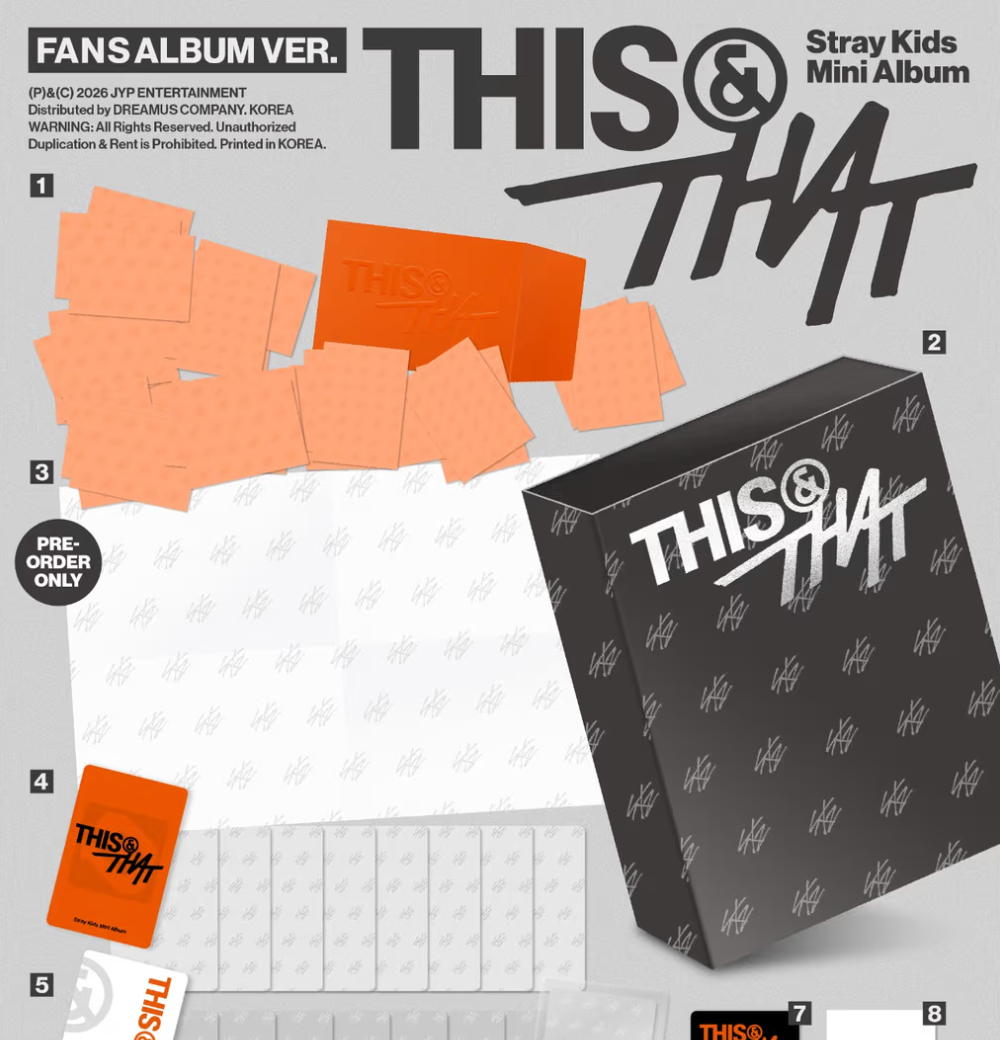 [PRE-ORDER] STRAY KIDS - THIS & THAT (FANS VERSION)