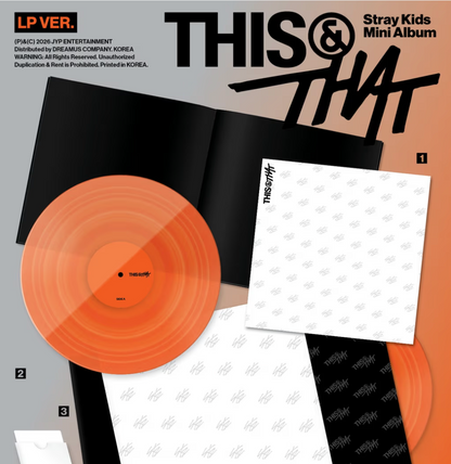 [PRE-ORDER] STRAY KIDS - THIS & THAT (LP VERSION)